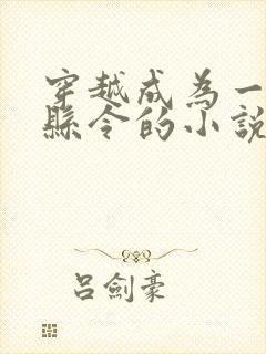 穿越成为一个小县令的小说