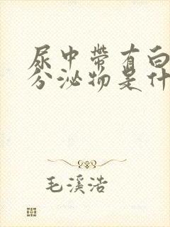 尿中带有白色的分泌物是什么原因封面