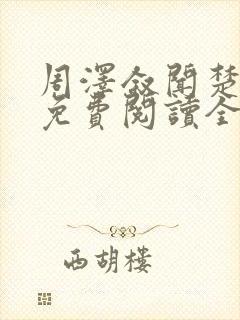 周泽叙闻楚小说免费阅读全文最新章