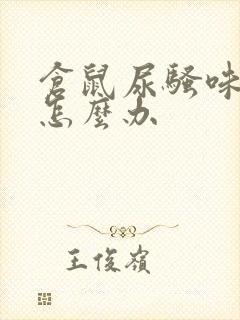 仓鼠尿骚味太大怎么办封面