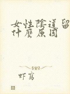 女性阴道留液体什么原因