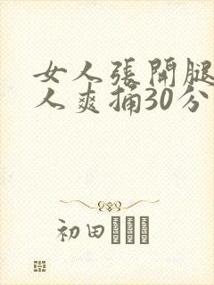 女人张开腿让男人爽捅30分钟封面