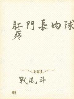 肛门长肉球出血疼