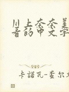 川上奈奈美最好看的中文字幕