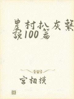 农村扒灰系列小说100篇封面