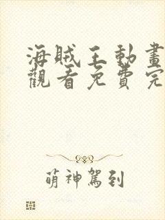 海贼王动画在线观看免费完整版封面