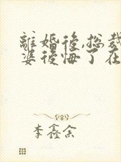 离婚后,总裁老婆后悔了在线下载