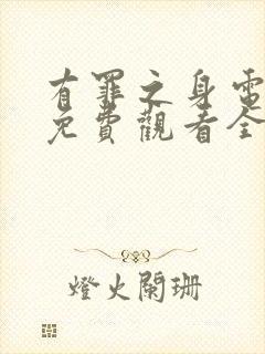 有罪之身电视剧免费观看全集高清版12封面