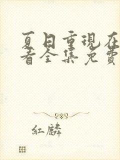 夏日重现在线观看全集免费播放