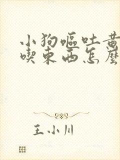 小狗呕吐黄水不吃东西怎么办