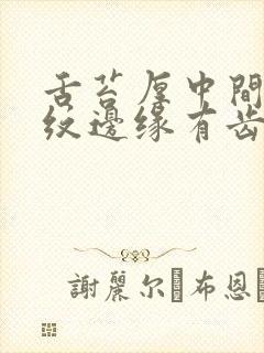 舌苔厚中间有裂纹边缘有齿痕封面