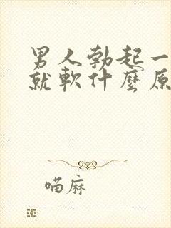 男人勃起一会儿就软什么原因