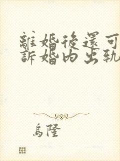 离婚后还可以起诉婚内出轨吗