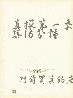 真探第一季第二集16分钟