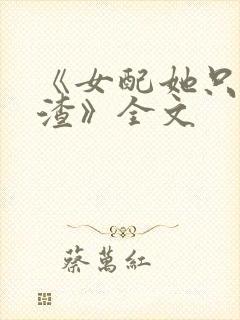 《女配她只想被渣》全文
