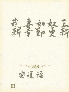 我妻如奴王琳最新章节更新