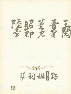 陆昭菱晋王最新章节免费阅读