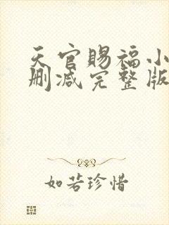 天官赐福小说无删减完整版txt下载