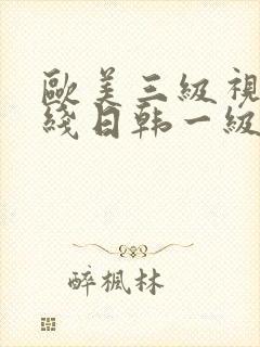 欧美三级视频在线日韩一级视频播放封面