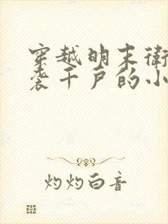 穿越明末卫所世袭千户的小说