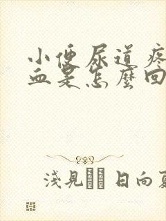 小便尿道疼还有血是怎么回事封面