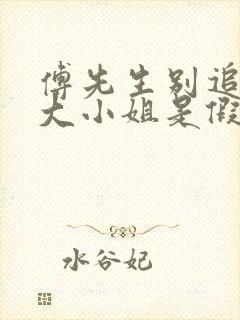 傅先生别追了,大小姐是假的短剧免费观看