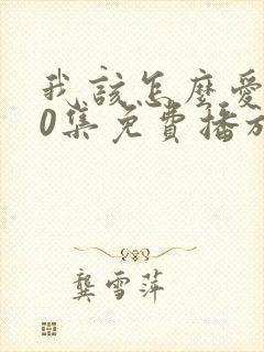 我该怎么爱你40集免费播放封面