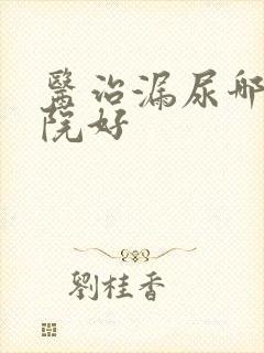 医治漏尿哪个医院好封面