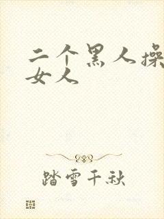 二个黑人操一个女人