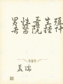 男性看生殖系统去医院挂什么科