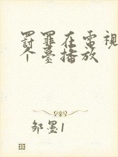 罚罪在电视上哪个台播放