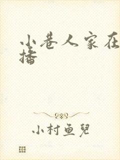 小巷人家在哪里播