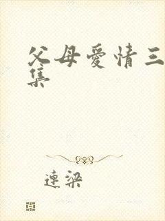 父母爱情三十四集