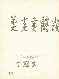 第十二秒小说全文免费阅读封面