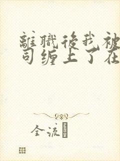 离职后我被前上司缠上了在线封面