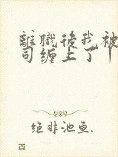 离职后我被前上司缠上了丨