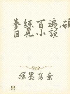 拳练百遍,顿悟自见小说封面