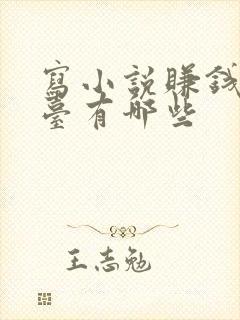 写小说赚钱的平台有哪些