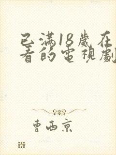 已满18岁在线看的电视剧