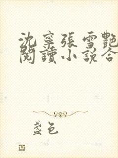 沈宁张雪艳免费阅读小说合集封面