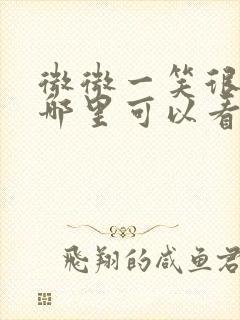 微微一笑很倾城哪里可以看高清的