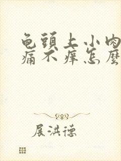 龟头上小肉粒不痛不痒怎么治封面