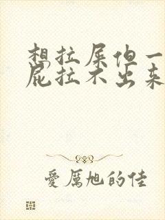 想拉屎但一直放屁拉不出来封面