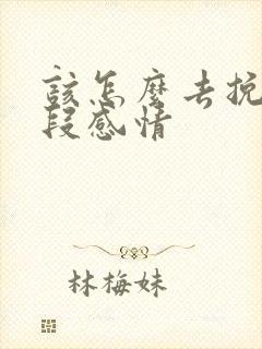 该怎么去挽回一段感情封面