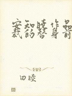 安知晓作品:总裁的替身前妻完本