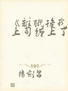 《离职后我被前上司缠上了