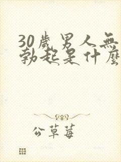 30岁男人无法勃起是什么引起的