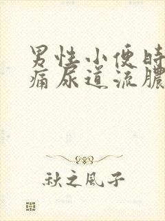 男性小便时尿道痛尿道流脓