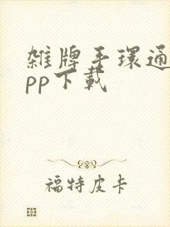 杂牌手环通用app下载封面