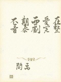 不期而爱在线观看泰剧完整版